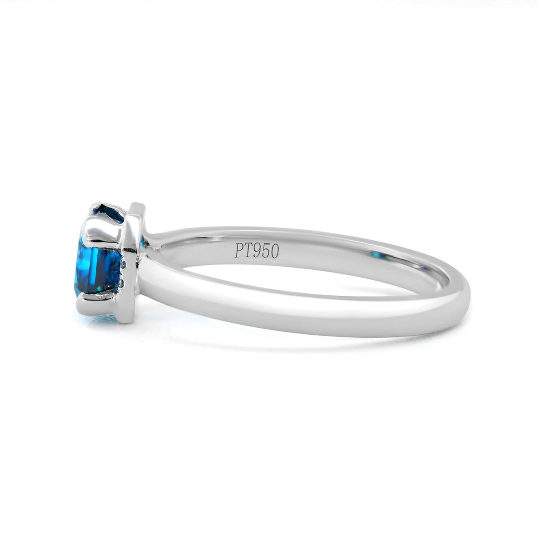 Lab Created Blue Diamond
Blue Gemstone Engagement
Statement Blue Ring
Nautical Inspired Ring
Luxury Blue Solitaire
