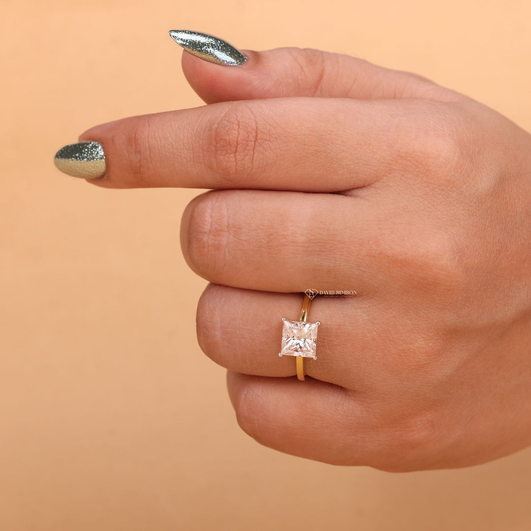 Anniversary Gift for Wife
Classic Bridal Jewelry Moissanite
Promise Ring Princess Cut
Travel Engagement Ring Moissanite
