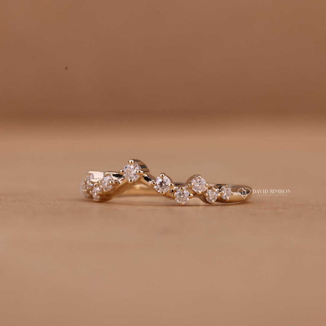 nique Moissanite Band
Contoured Wedding Band
Zig Zag Eternity Band
Round Cut Promise Ring
Conflict Free Wedding Band
