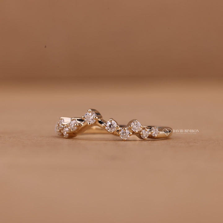 nique Moissanite Band
Contoured Wedding Band
Zig Zag Eternity Band
Round Cut Promise Ring
Conflict Free Wedding Band
