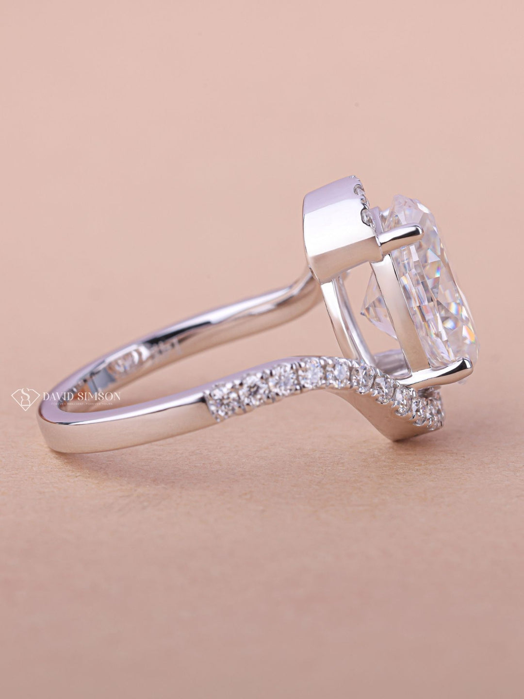 Bypass ring vs solitaire ring comparison,

Two-stone bypass diamond engagement rings,

Modern bypass engagement rings for brides,

Bypass moissanite engagement rings vs diamonds,