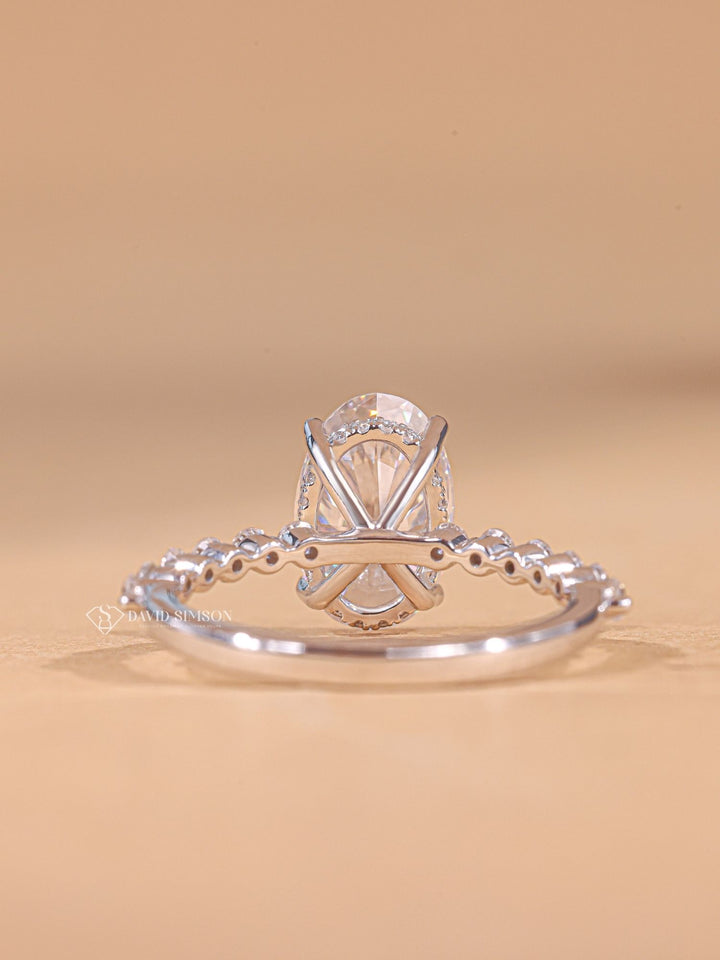 Oval contemporary engagement ring, Oval minimalist engagement ring, Oval intricate engagement ring, Oval delicate engagement ring, Oval timeless engagement ring, Oval elegant engagement ring, Oval glamorous engagement ring,