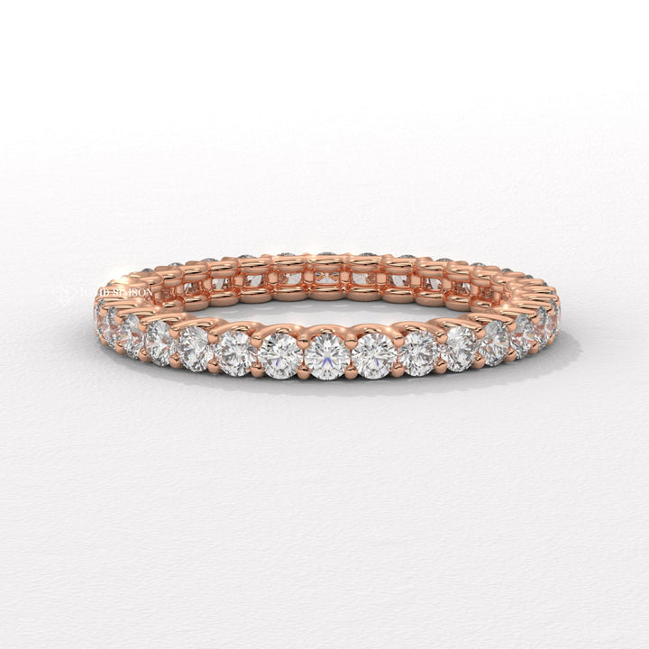 Round Cut Moissanite Ring
Moissanite Eternity Band
Full Eternity Ring
Round Moissanite Band