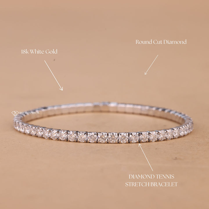 Diamond Stretch Bracelet
4.50TCW Tennis Bracelet
Round Moissanite Jewelry
Stretch Diamond Bracelet
Ethical Tennis Bracelet
Moissanite Diamond Links
14K Gold Moissanite Bracelet
