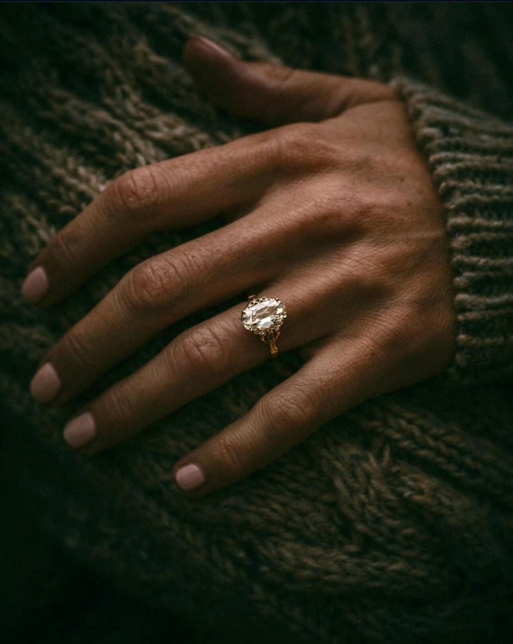 Ornate Band, Milgrain Detail, Art Deco Style, Filigree Ring