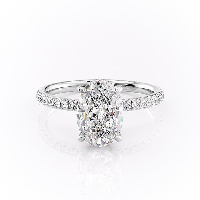 oval-cut-solitaire-pave-setting-moissanite-engagement-ring