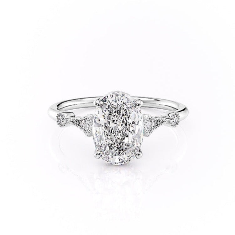 oval-cut-solitaire-milgrain-pave-set-moissanite-engagement-ring