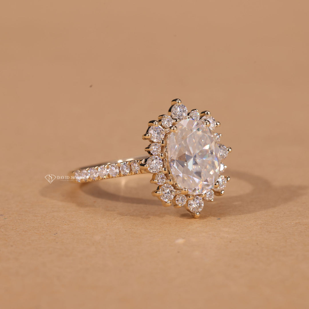 Moissanite Floral Ring
Handcrafted Engagement Ring
Rose Gold Floral Ring
Whimsical Bridal Style
Anniversary Gift Ring
