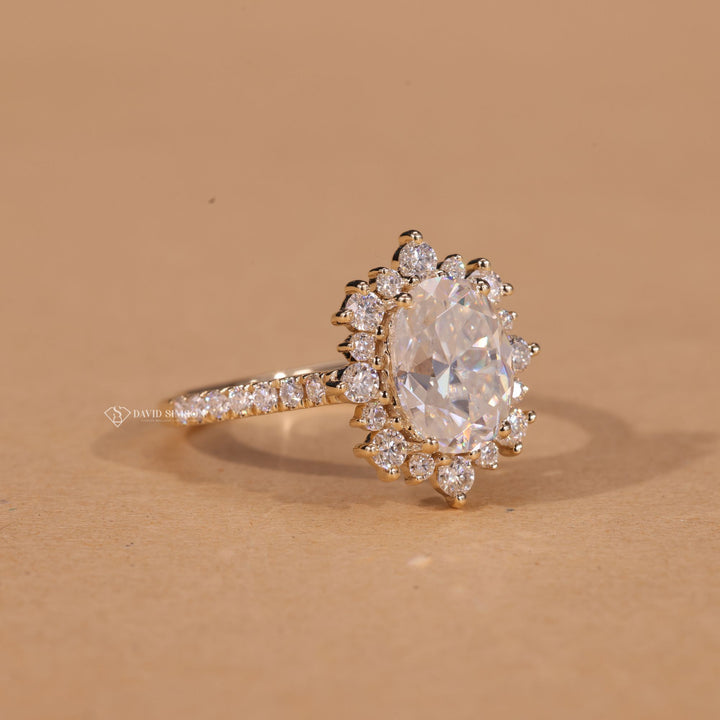 Moissanite Floral Ring
Handcrafted Engagement Ring
Rose Gold Floral Ring
Whimsical Bridal Style
Anniversary Gift Ring

