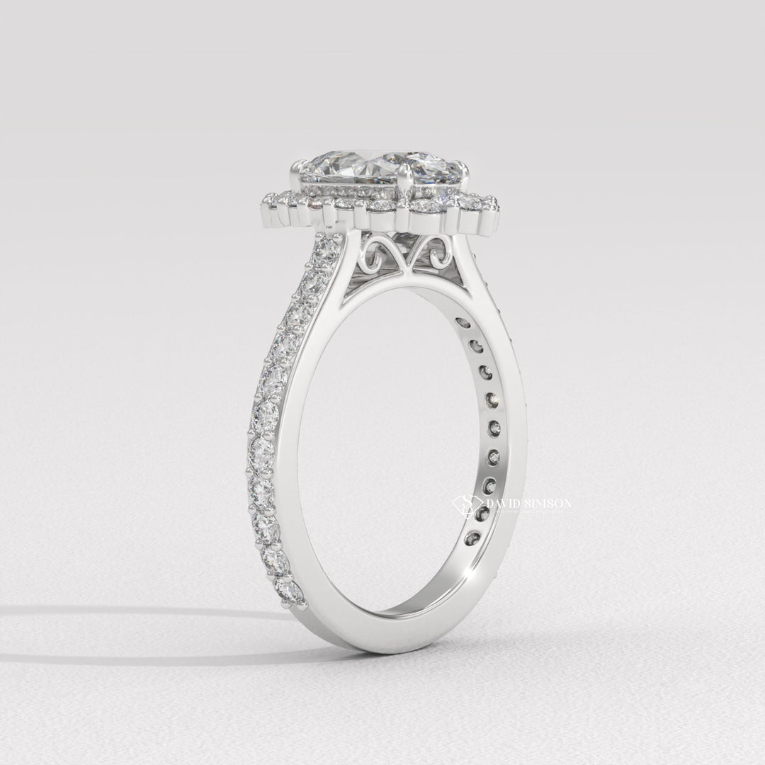 Oval top-rated diamond engagement ring, Oval handmade diamond engagement ring, Oval custom diamond engagement ring, Oval made-to-order diamond engagement ring, 