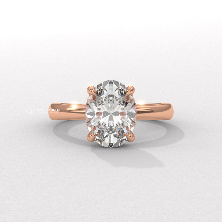 Oval customized engagement ring, Oval made-to-order engagement ring, Oval personalized engagement ring, Oval exclusive engagement ring, Oval engraved engagement ring, Oval halo diamond engagement ring, Oval solitaire diamond engagement ring