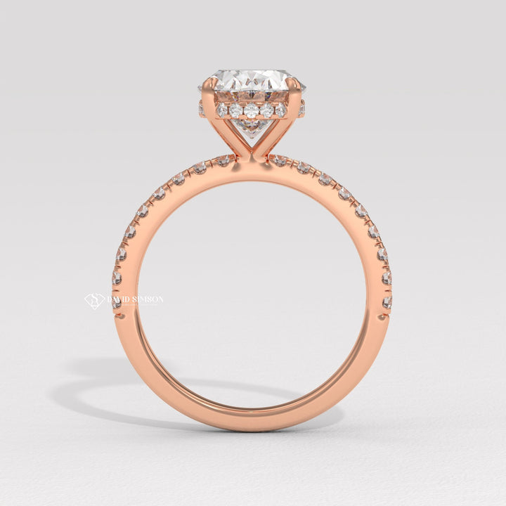  Oval excellent cut diamond engagement ring, Oval very good cut diamond engagement ring, Oval fair cut diamond engagement ring, Oval good cut diamond engagement ring, 