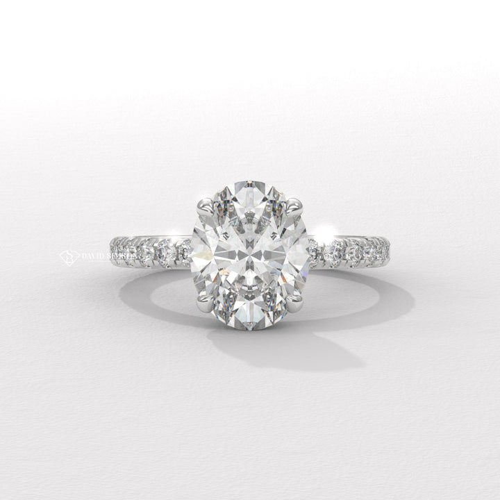 Oval halo diamond engagement ring, Oval solitaire diamond engagement ring, Oval unique diamond engagement ring, Oval custom diamond engagement ring, Oval affordable diamond engagement ring, Oval luxury diamond engagement ring, 