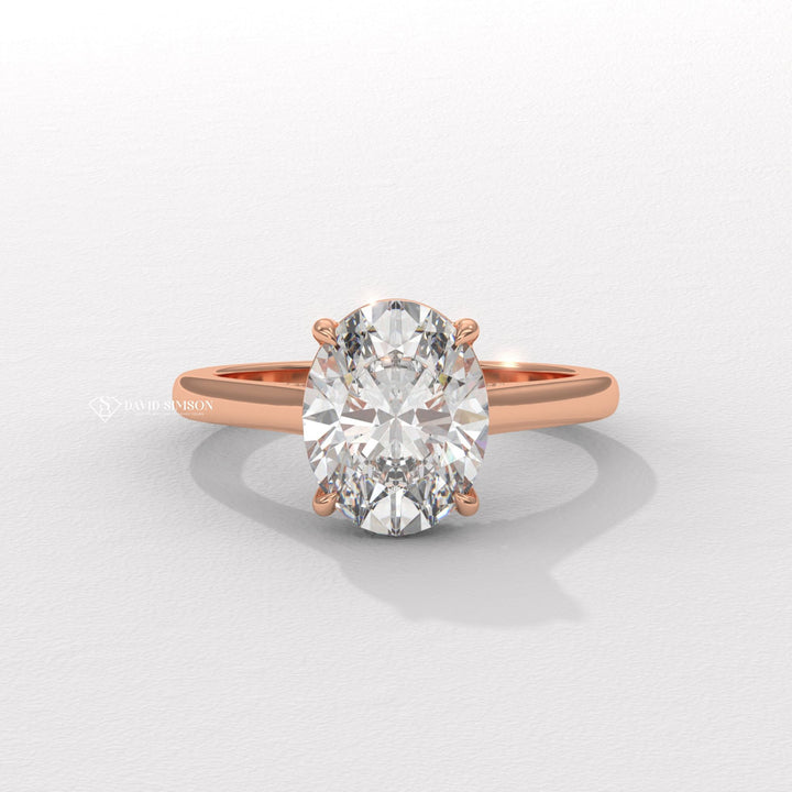 Oval local diamond engagement ring, Oval handmade diamond engagement ring, Oval customized diamond engagement ring, Oval made-to-order diamond engagement ring, 