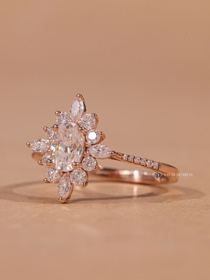 Oval sustainable engagement ring, Oval conflict-free engagement ring, Oval certified engagement ring, Oval affordable luxury engagement ring, Oval budget engagement ring, 