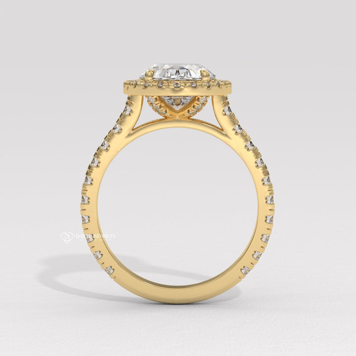 Oval trendy engagement ring, Oval fashionable engagement ring, Oval ethical engagement ring, Oval sustainable engagement ring, Oval conflict-free engagement ring