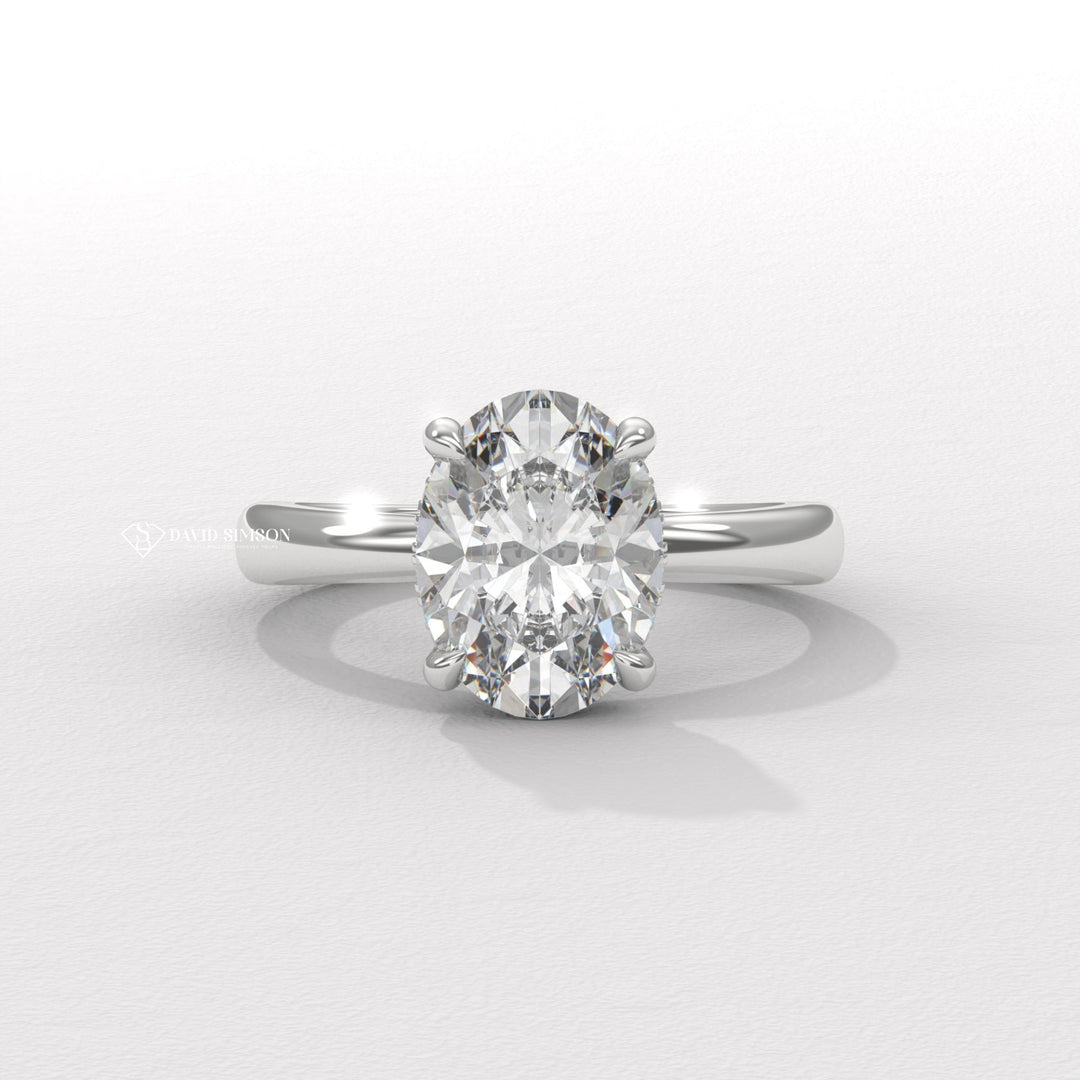 Oval fair cut diamond engagement ring, Oval good cut diamond engagement ring, Oval top-rated diamond engagement ring, Oval handmade diamond engagement ring, Oval custom diamond engagement ring, Oval made-to-order diamond engagement ring