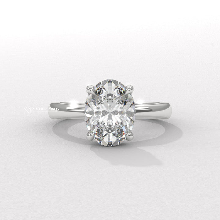 Oval fair cut diamond engagement ring, Oval good cut diamond engagement ring, Oval top-rated diamond engagement ring, Oval handmade diamond engagement ring, Oval custom diamond engagement ring, Oval made-to-order diamond engagement ring