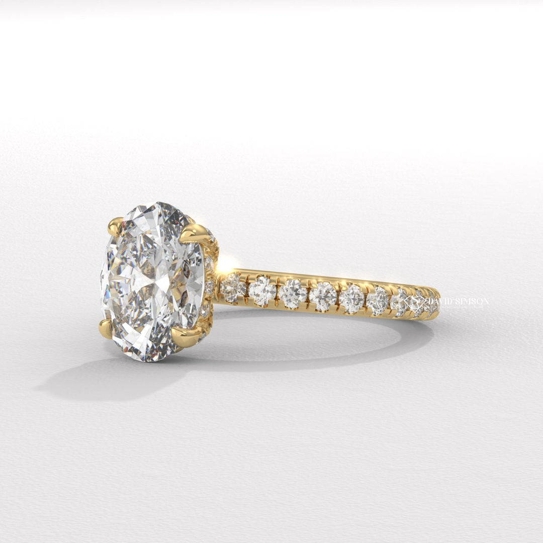 Oval split shank engagement ring, Oval channel set engagement ring, Oval swirl engagement ring, Oval unique engagement ring, Oval traditional engagement ring, Oval contemporary 