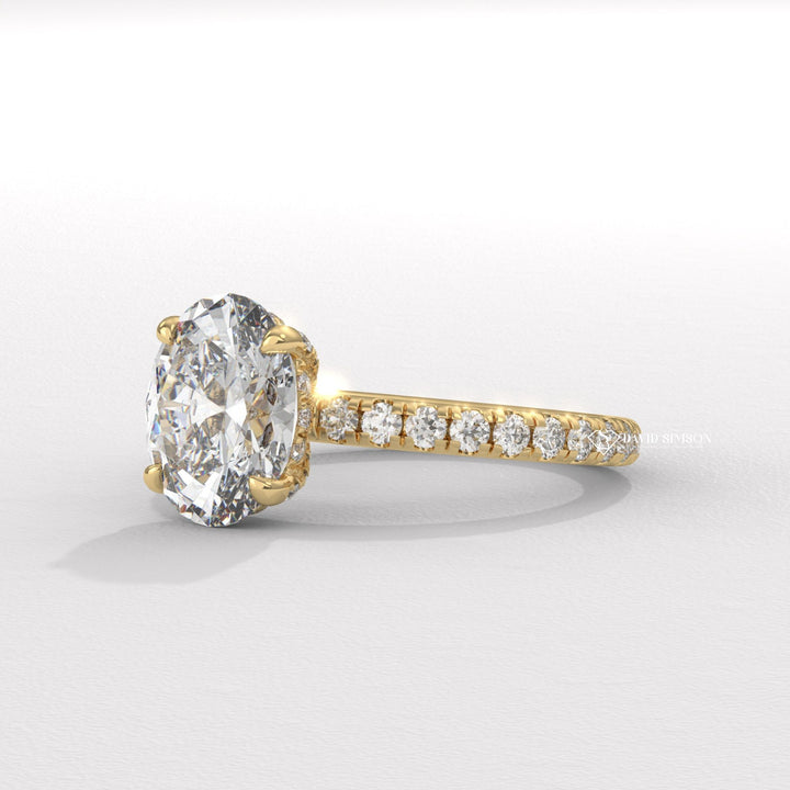 Oval split shank engagement ring, Oval channel set engagement ring, Oval swirl engagement ring, Oval unique engagement ring, Oval traditional engagement ring, Oval contemporary 