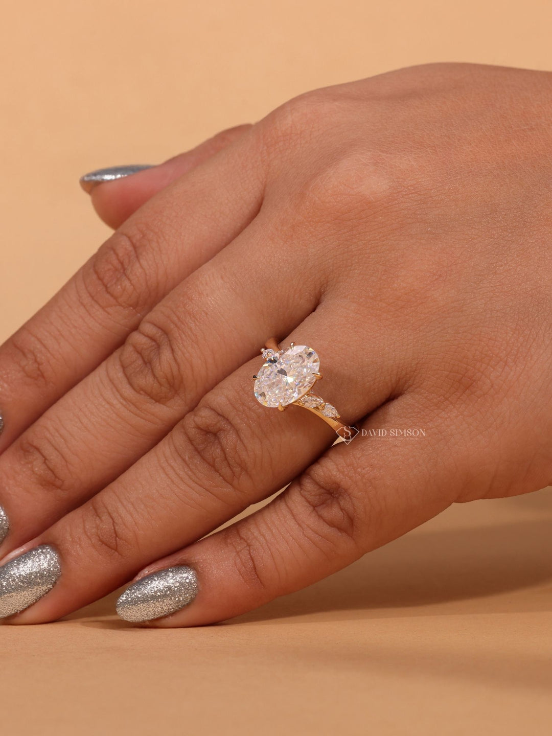 Oval good cut diamond engagement ring, Oval top-rated diamond engagement ring, Oval handmade diamond engagement ring, Oval custom diamond engagement ring, Oval made-to-order diamond engagement ring, Oval personalized diamond