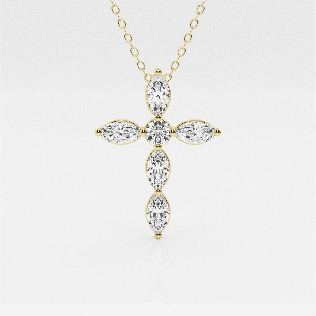 1-0-tcw-round-marquise-moissanite-diamond-cross-necklace-1