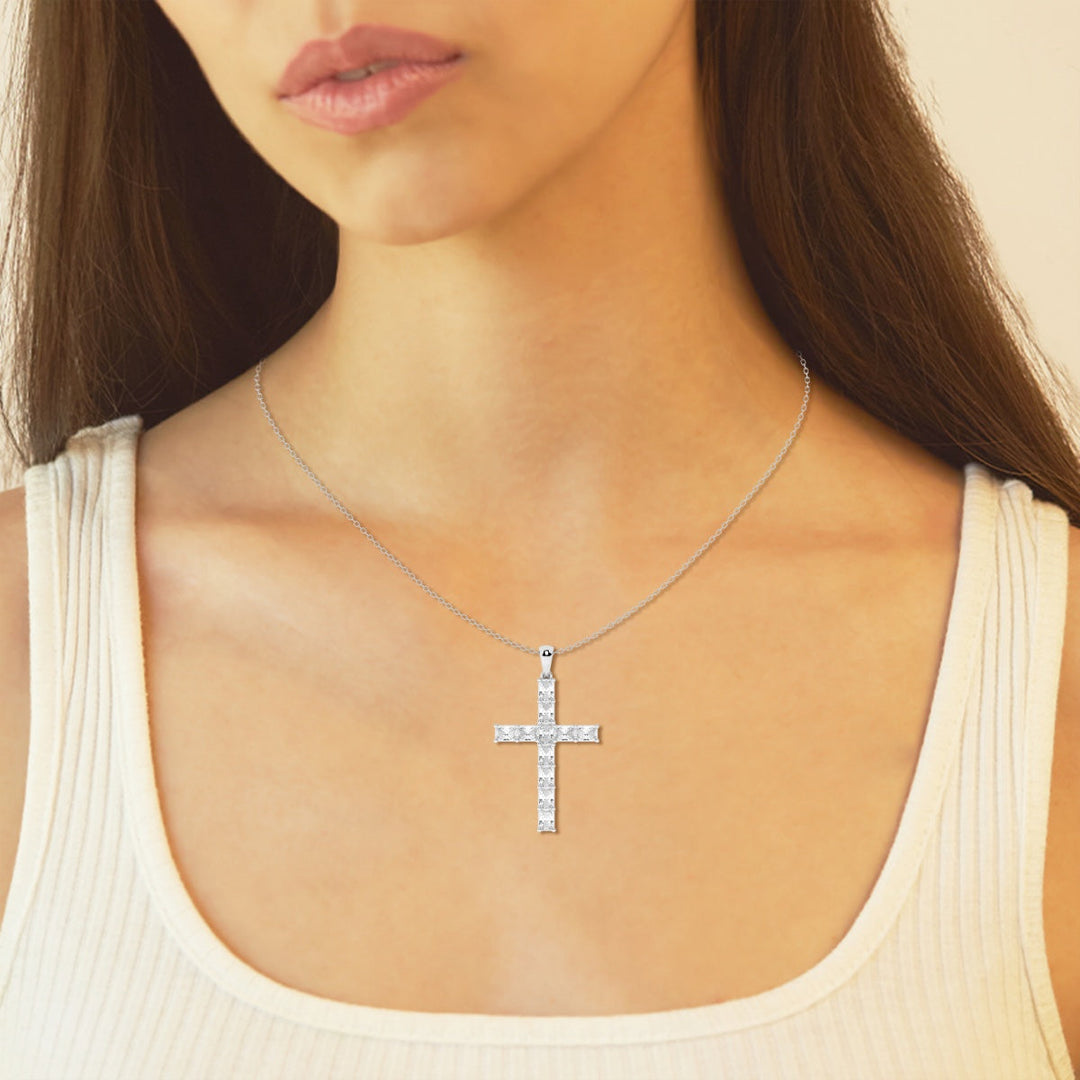 2-06-tcw-radiant-moissanite-diamond-cross-necklace