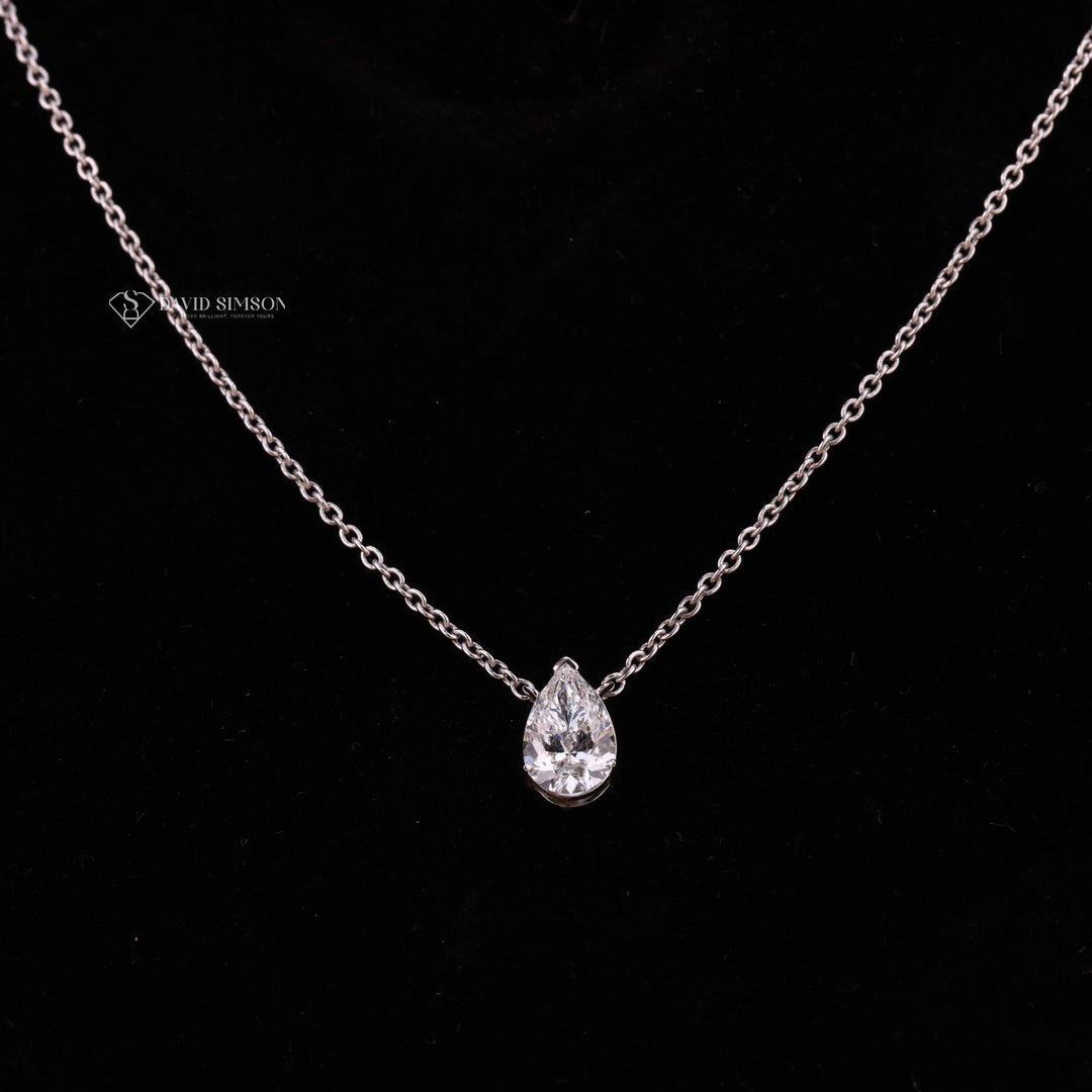 Pear Cut Necklace
Solitaire Pendant
Wedding Pendant
Teardrop Necklace
Pear Diamond Pendant