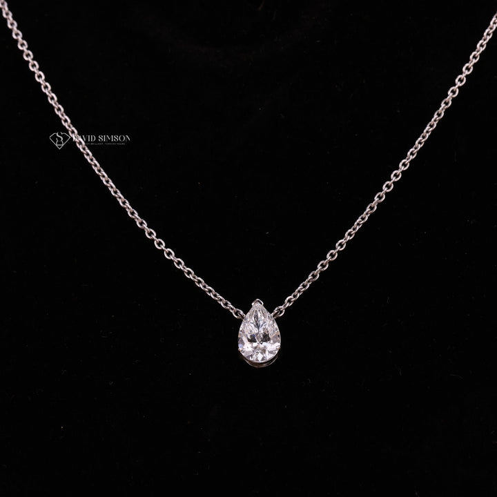 Pear Cut Necklace
Solitaire Pendant
Wedding Pendant
Teardrop Necklace
Pear Diamond Pendant