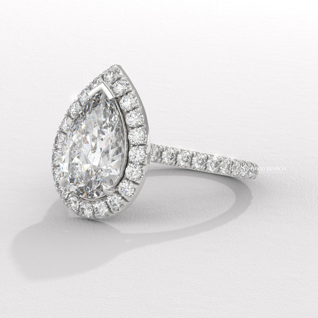 Pear high-quality diamond ring, Pear best diamond ring, Pear top-rated diamond ring, Pear online diamond ring, Pear handmade diamond ring, Pear customized diamond ring, Pear made-to-order diamond ring, 