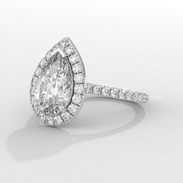 Pear high-quality diamond ring, Pear best diamond ring, Pear top-rated diamond ring, Pear online diamond ring, Pear handmade diamond ring, Pear customized diamond ring, Pear made-to-order diamond ring, 