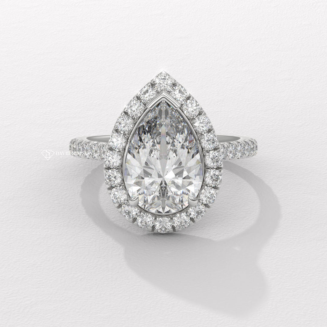 Pear lab-grown diamond ring, Pear natural diamond ring, Pear certified diamond ring, Pear affordable luxury diamond ring, Pear budget diamond ring, Pear expensive diamond ring, 