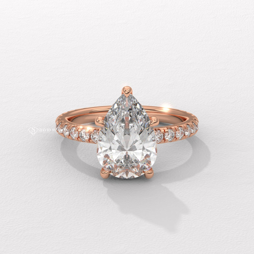 Pear glamorous diamond ring, Pear sophisticated diamond ring, Pear trendy diamond ring, Pear fashionable diamond ring, Pear versatile diamond ring, Pear ethical diamond ring