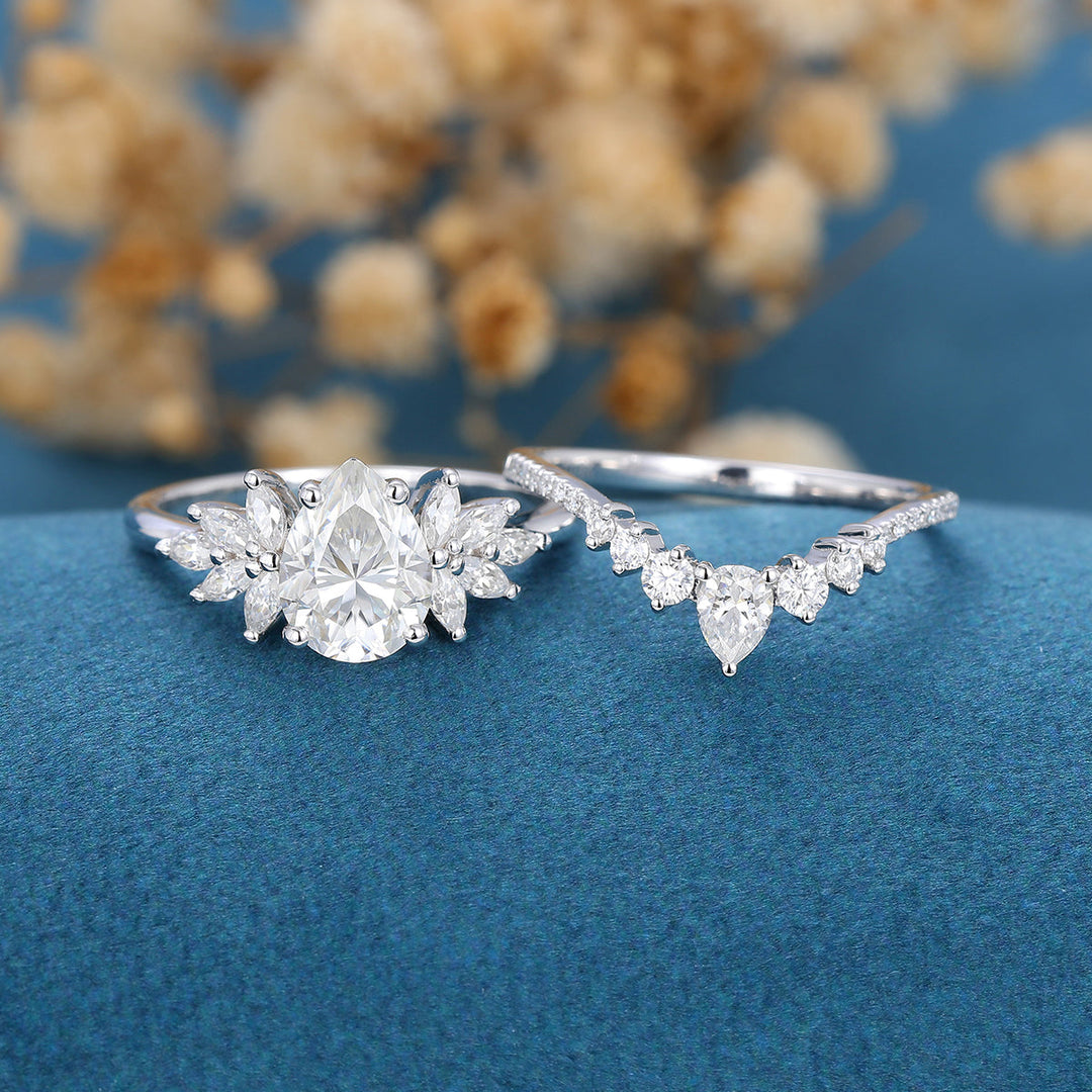 1-0-ct-pear-shaped-moissanite-cluster-bridal-set-9