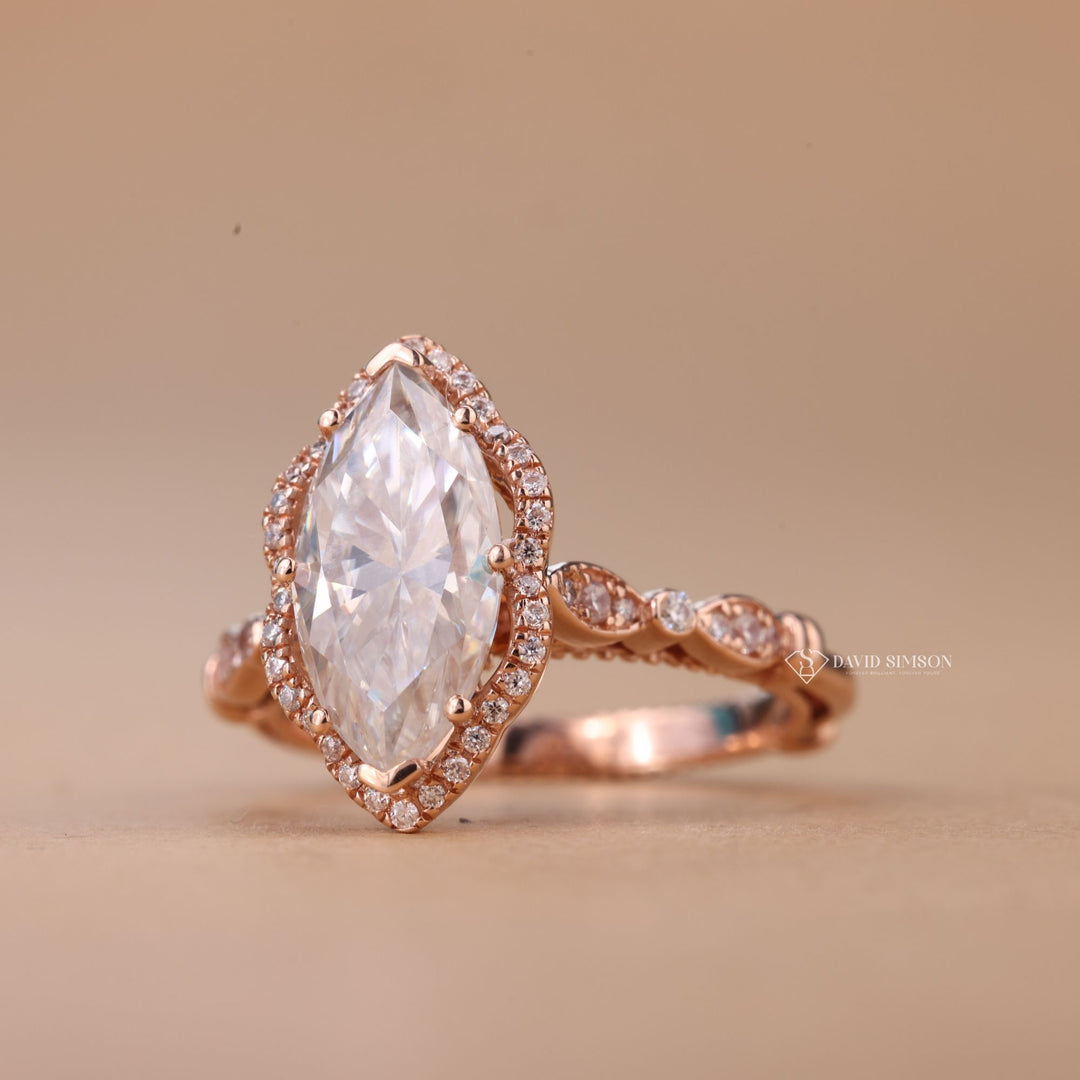 Marquise Solitaire Ring
Lab Moissanite Engagement
D Color Marquise Cut
VVS1 Marquise Moissanite
Marquise Wedding Ring
