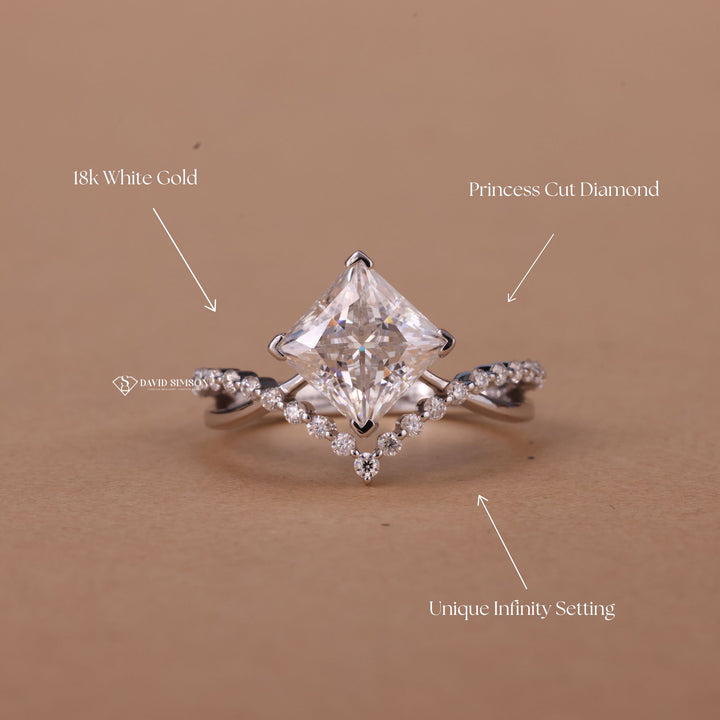 Sustainable Engagement Ring
Romantic Infinity Gift
Eco-Friendly Diamond
Birthday Gift for Wife
Luxury Moissanite Gift
Statement Wedding Ring