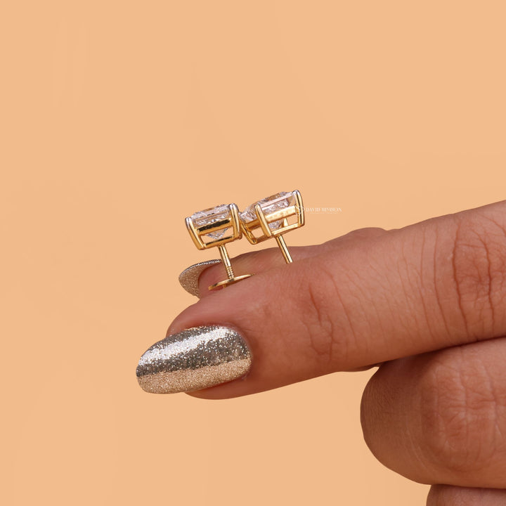 14K White Gold Princess Studs
Sterling Silver Moissanite Earrings
Yellow Gold Princess Cut Studs
Rose Gold Solitaire Stud Earrings
Platinum Plated Moissanite Studs
Hypoallergenic Princess Cut Earrings
