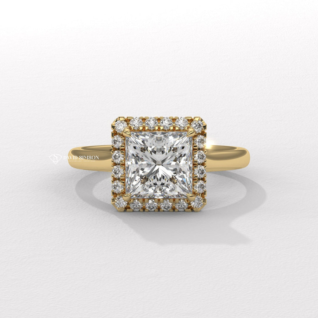 Princess cut engagement ring, Princess diamond engagement ring, Princess solitaire engagement ring, Princess halo engagement ring, Princess pave engagement ring,