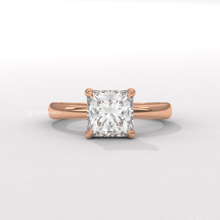 Princess luxury diamond engagement ring, Princess discount diamond engagement ring, Princess designer diamond engagement ring, Princess handcrafted diamond engagement ring