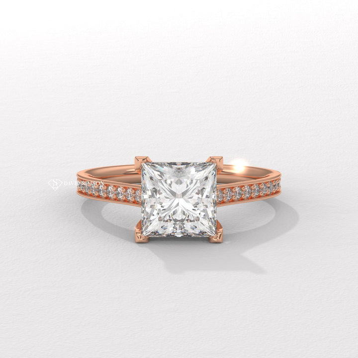 Princess trendy engagement ring, Princess fashionable engagement ring, Princess versatile engagement ring, Princess ethical engagement ring, Princess