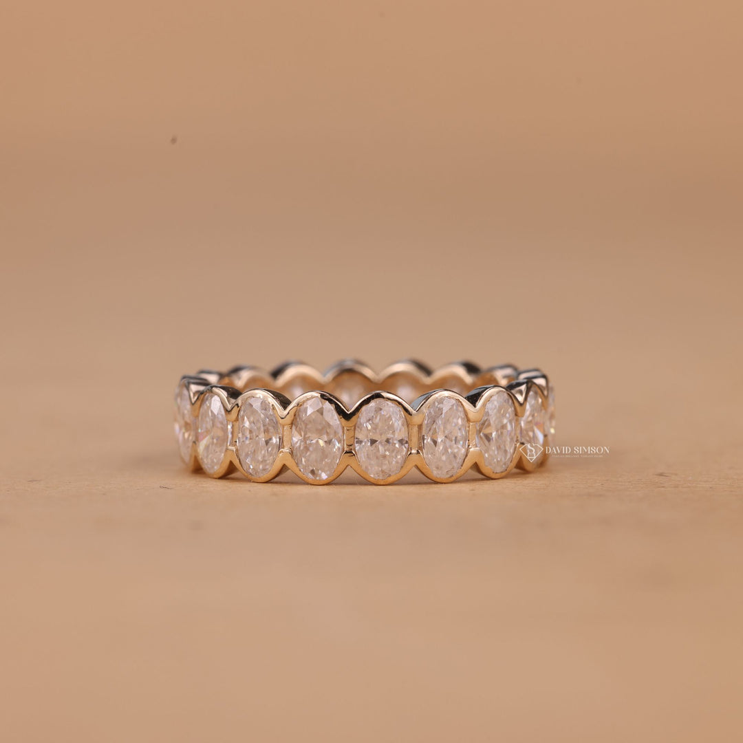 Stackable Bezel Band
Minimalist Oval Ring
Protective Bezel Setting
Modern Moissanite Band
Oval Bezel Solitaire
