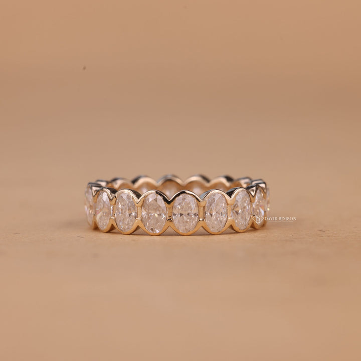 Stackable Bezel Band
Minimalist Oval Ring
Protective Bezel Setting
Modern Moissanite Band
Oval Bezel Solitaire
