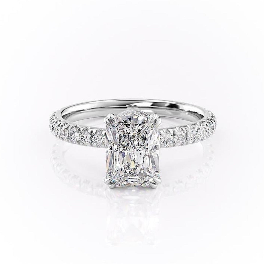 radiant-cut-solitaire-pave-setting-moissanite-engagement-ring