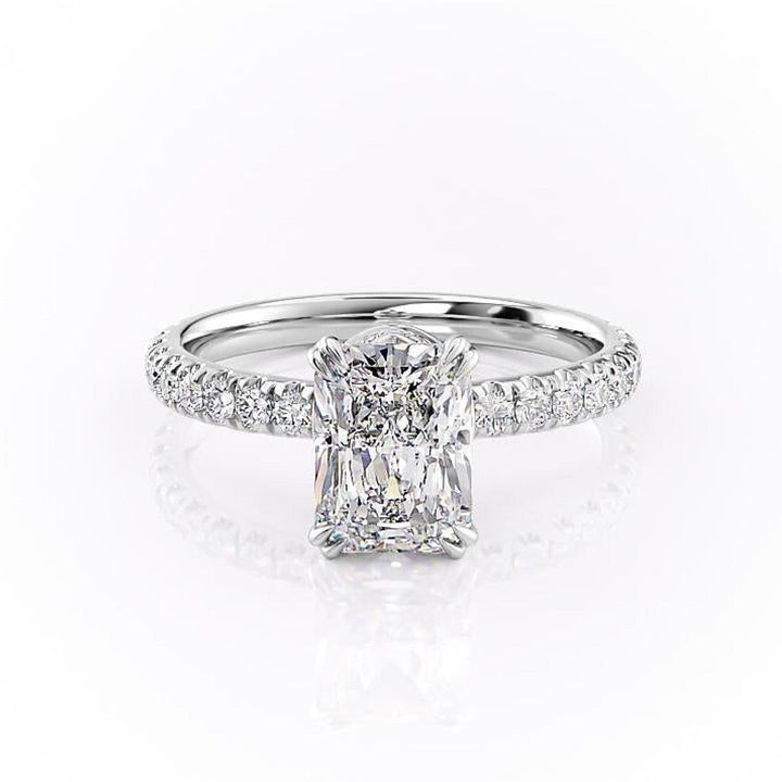 radiant-cut-solitaire-pave-setting-moissanite-engagement-ring