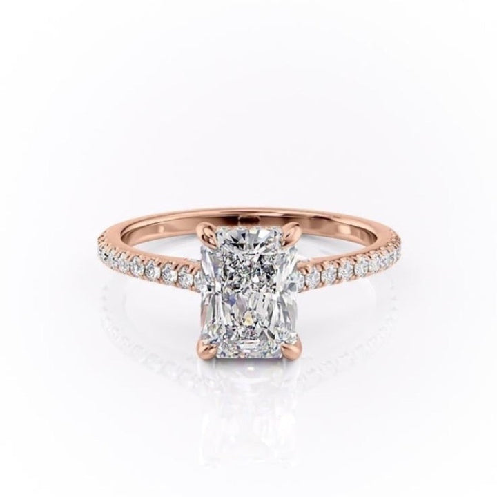 radiant-cut-pave-setting-moissanite-engagement-ring