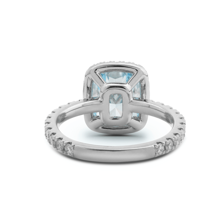lue Diamond Engagement Ring1.5CT Blue Lab DiamondLuxury Blue Diamond HaloRadiant Blue Diamond SolitaireWhite Gold Blue Diamond RingRare Blue Diamond JewelryFancy Intense Blue DiamondLab Grown Blue Diamond