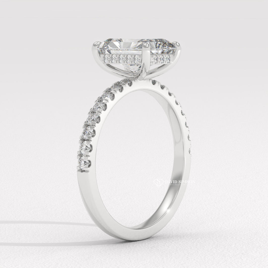  Radiant affordable diamond engagement ring, Radiant luxury diamond engagement ring, Radiant discount diamond engagement ring, Radiant designer diamond engagement ring,