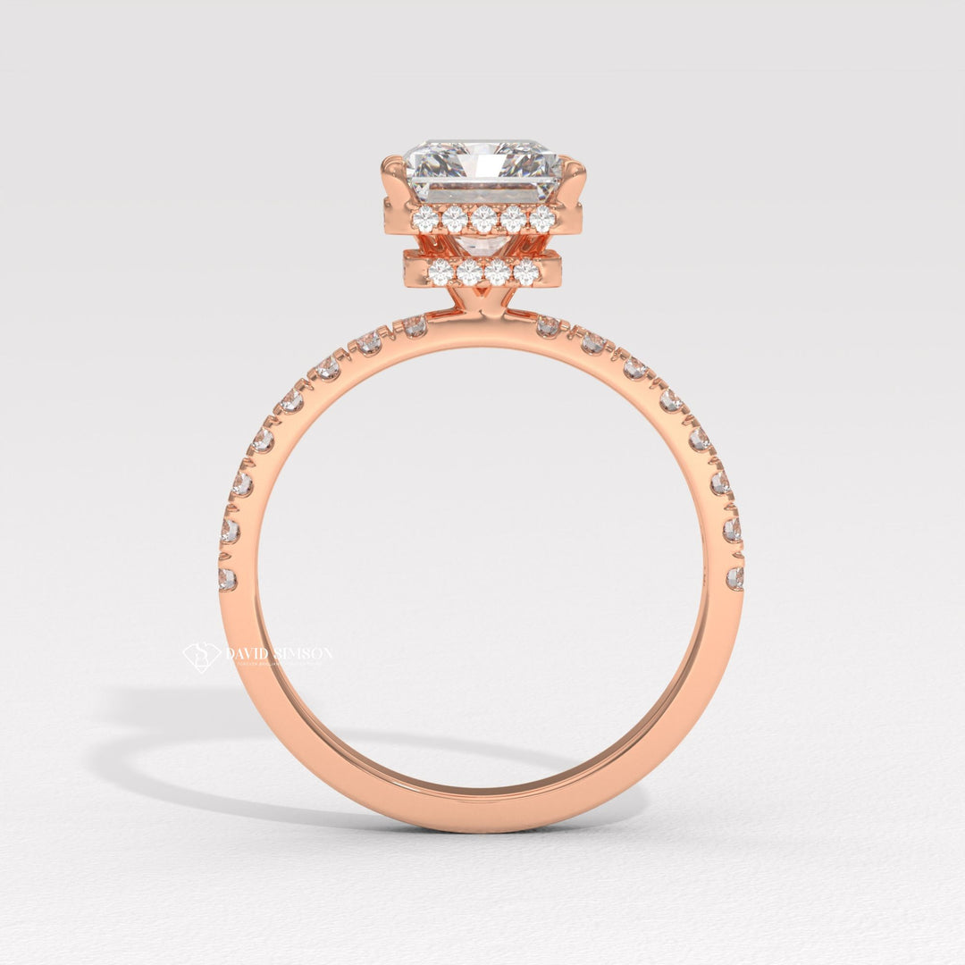 Radiant certified engagement ring, Radiant affordable luxury engagement ring, Radiant budget engagement ring, Radiant expensive engagement ring, Radiant high-quality engagement ring
