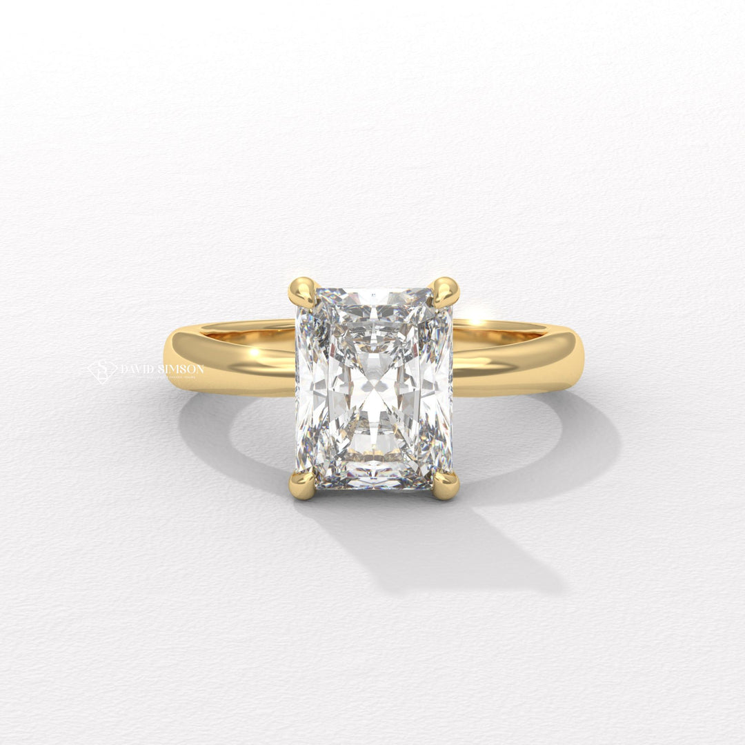 Radiant antique diamond engagement ring, Radiant modern diamond engagement ring, Radiant traditional diamond engagement ring, Radiant princess cut diamond engagement ring, Radiant cushion cut diamond engagement ring