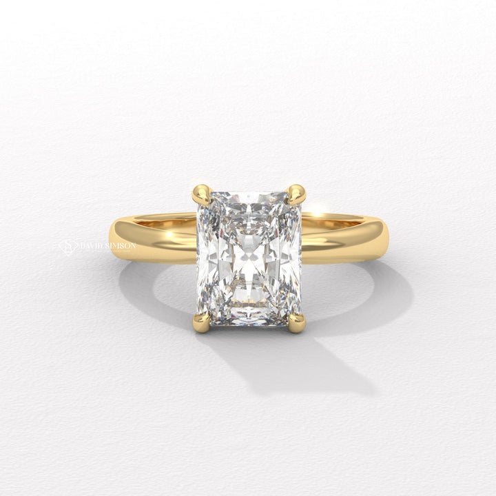 Radiant antique diamond engagement ring, Radiant modern diamond engagement ring, Radiant traditional diamond engagement ring, Radiant princess cut diamond engagement ring, Radiant cushion cut diamond engagement ring